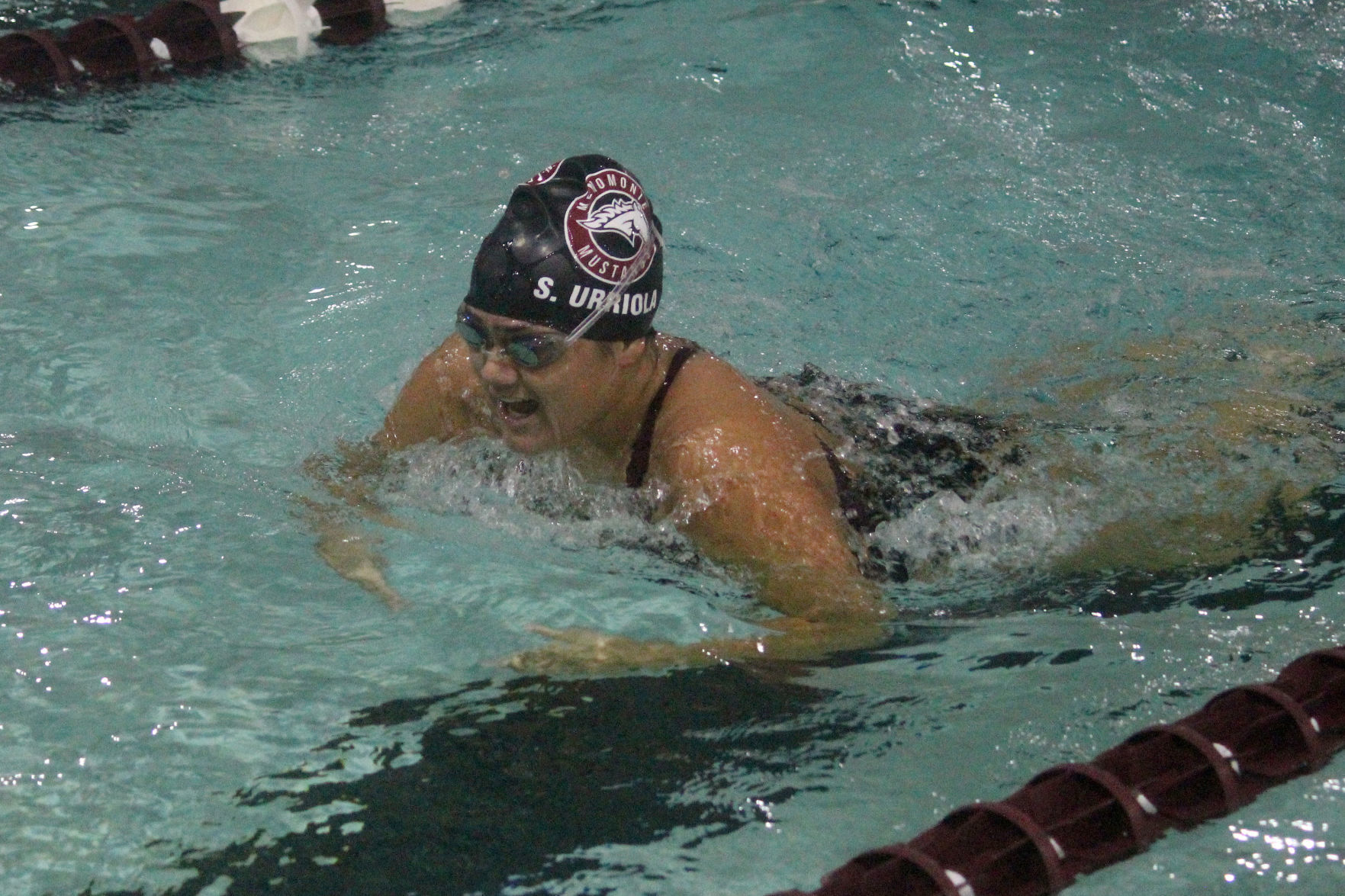 Menomonie girls swim and dive triangular 9-24-19